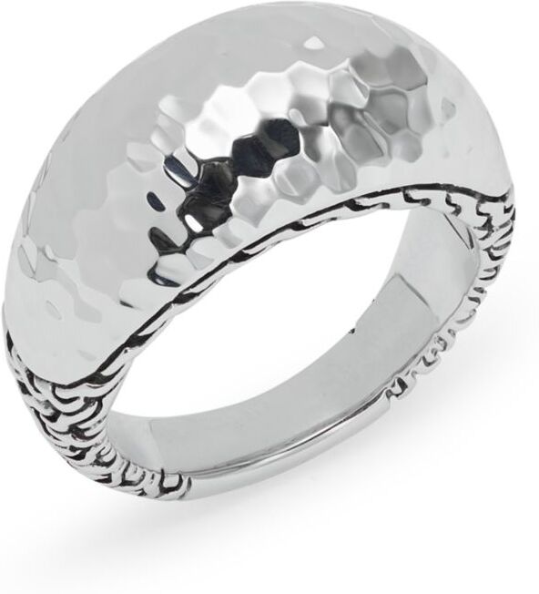 John Hardy Women's Sterling Silver Hammered Ring - Size 7  - female - Size: 7