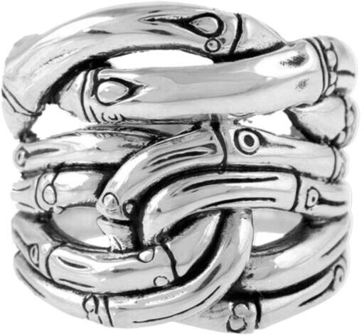 John Hardy Women's Sterling Silver Bamboo Ring/Size 7 - Size 7  - female - Size: 7