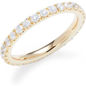 Badgley Mischka Women's 14K Yellow Gold & 1.00 TCW Lab-Grown Diamond Eternity Ring - Size 8  - female - Size: 8