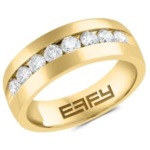 Effy Men's 14K Yellow Gold & 0.98 TCW Diamond Ring - Size 10  - male - Size: 10