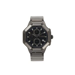 Versace Versus Versace Men's Stainless Steel Chronograph Watch  Black  male  size:one-size