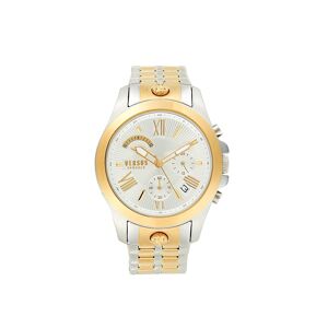 Versace Versus Versace Men's 44MM Two-Tone Stainless Steel Chronograph Bracelet Watch  Silver  male  size:one-size
