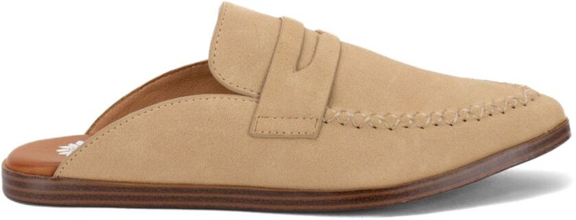 Yellow Box Women's Solid Penny Mules - Sand - Size 6  - female - Size: 6