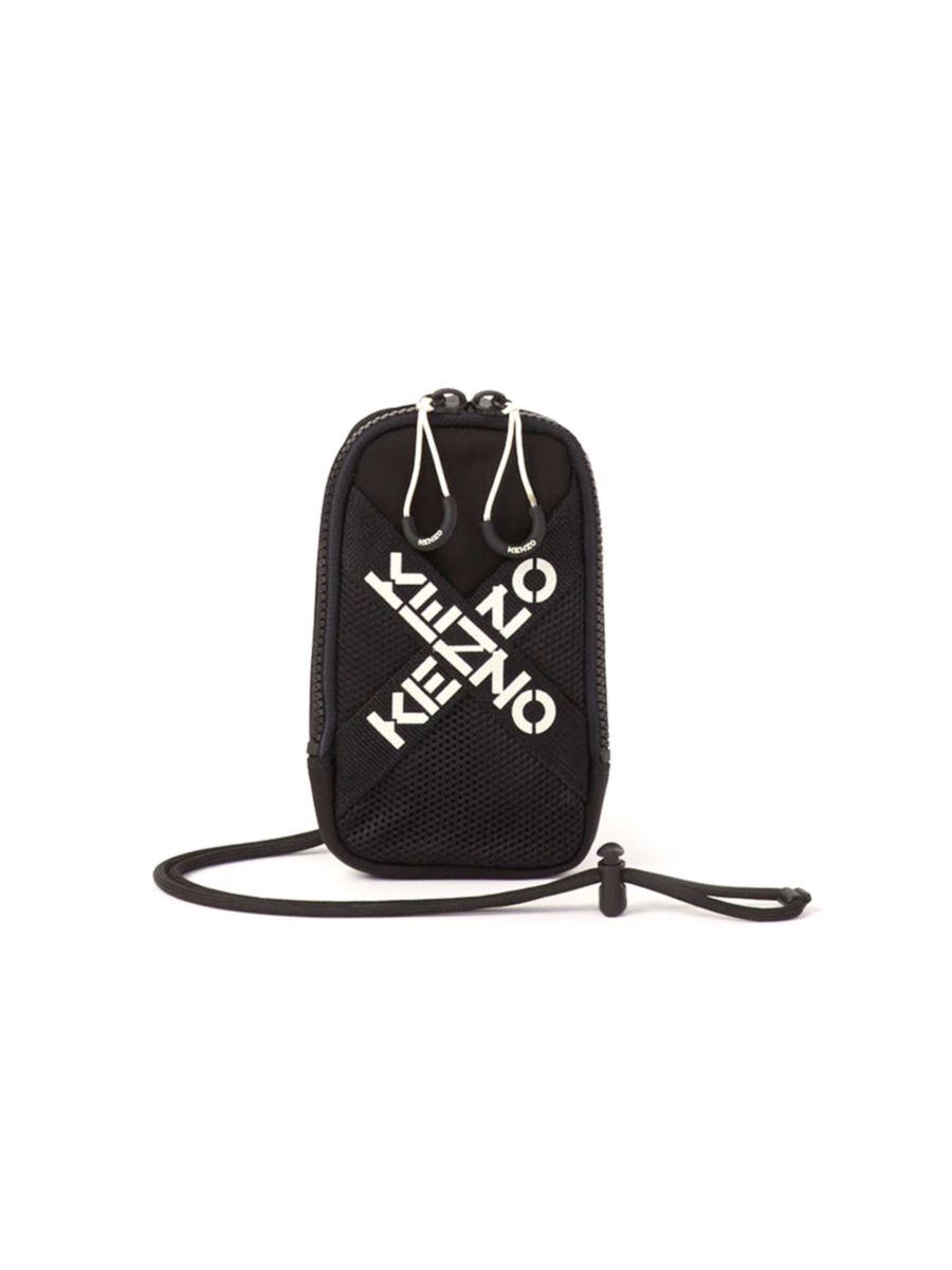 Kenzo Logo Phone Holder - Black  - male - Size: one-size