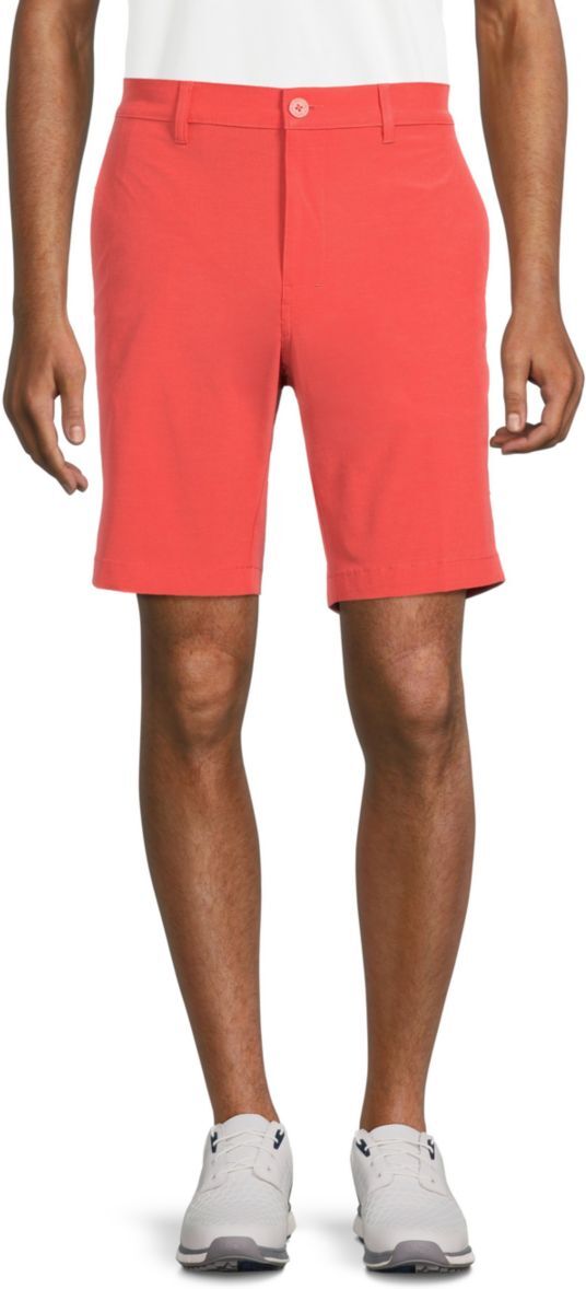 Callaway Men's Flat Front Golf Shorts - Hot Coral - Size 40  - male - Size: 40