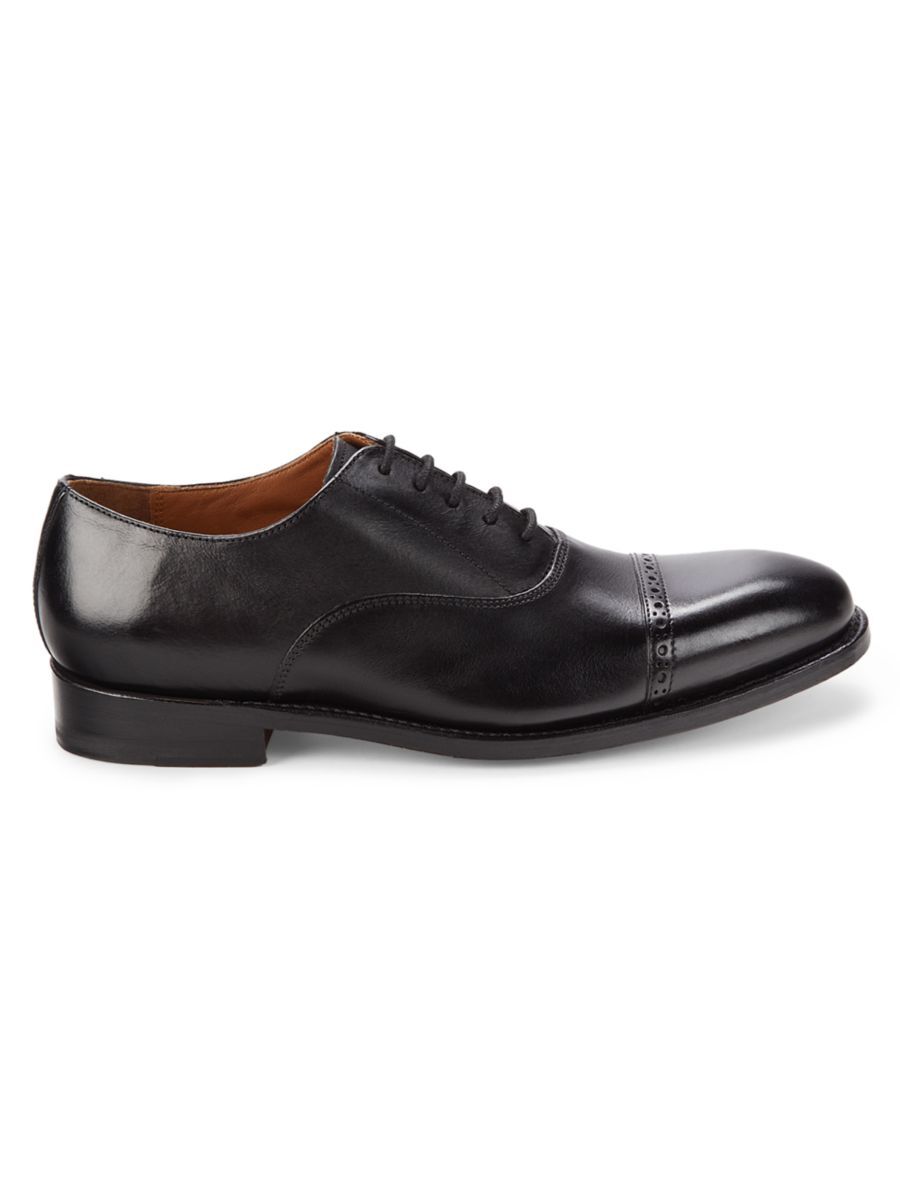 Allen Edmonds Men's Brady Leather Oxford Brogues - Black - Size 11.5  - male - Size: 11.5