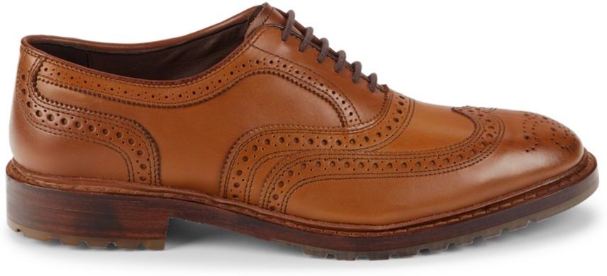 Allen Edmonds Men's McTavish Leather Brogues - Walnut - Size 10  - male - Size: 10