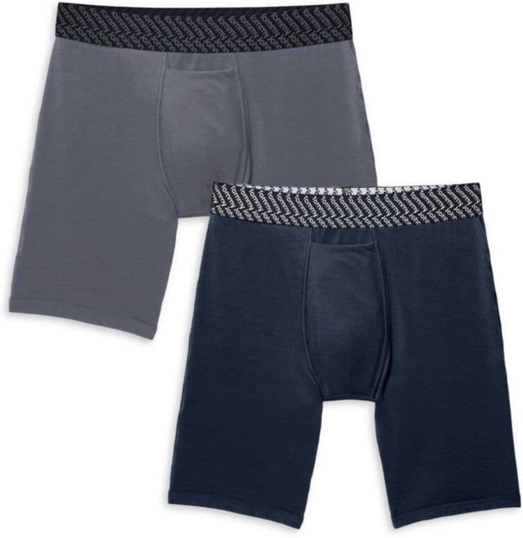 Tommy John Men's 2-Pack Boxer Briefs Set - Dress Blue - Size XXL  - male - Size: XXL