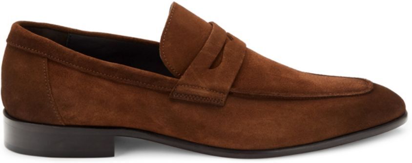 To Boot New York Men's Nova Suede Penny Loafers - Siena - Size 9  - male - Size: 9