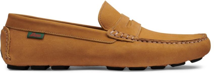 G.H. Bass Men's Davis Moccasin Suede Driving Loafers - Sand - Size 10.5  - male - Size: 10.5