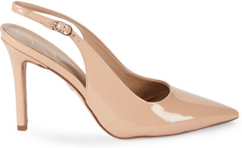 Sam Edelman Women's Hazel Slingback Pumps - Beige Blush - Size 14  - female - Size: 14