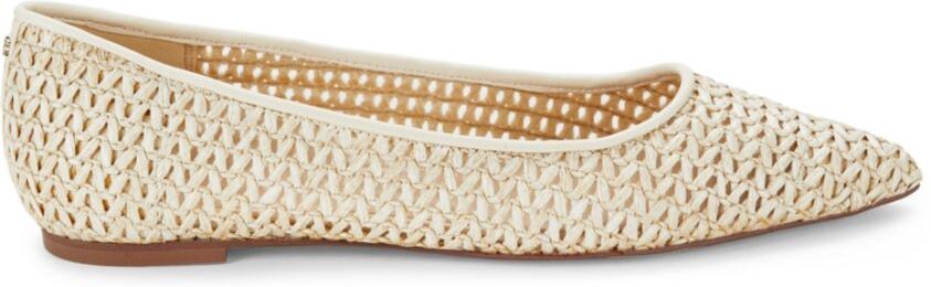 Sam Edelman Women's Wanda Knit Ballet Flats - Ivory - Size 7  - female - Size: 7