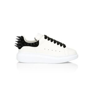 Alexander McQueen Women's Women's Leather Oversized Spiked Sneakers - White - Size 40.5 W (10.5 W)  - female - Size: 40.5 W (10.5 W)