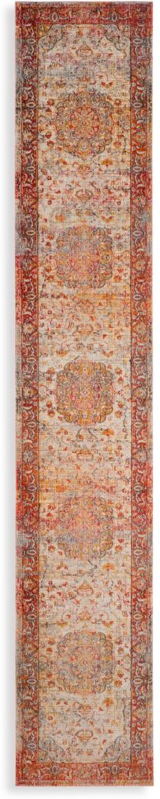 Safavieh Persian-Style Floral Pattern Runner Rug - Saffron - Size 2'2" X 10'  - unisex - Size: 2'2'' X 10'