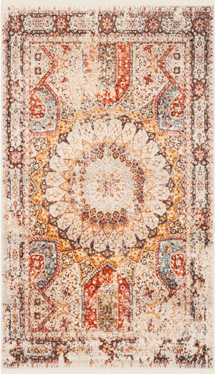 Safavieh Vintage-Style Persian Pattern Runner Rugs - Cream Multi - Size 3' X 5'  - unisex - Size: 3' X 5'