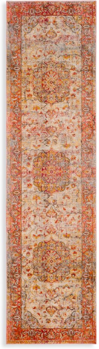 Safavieh Vintage-Style Pattern Runner Rug - Saffron - Size 2'6" X 4'  - unisex - Size: 2'6'' X 4'