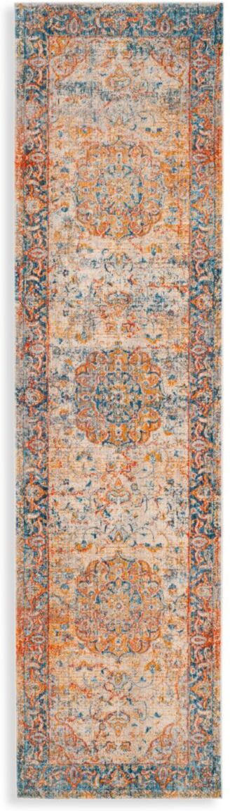 Safavieh Patterned Runner Rug - Blue - Size 2'2" X 6'  - unisex - Size: 2'2'' X 6'