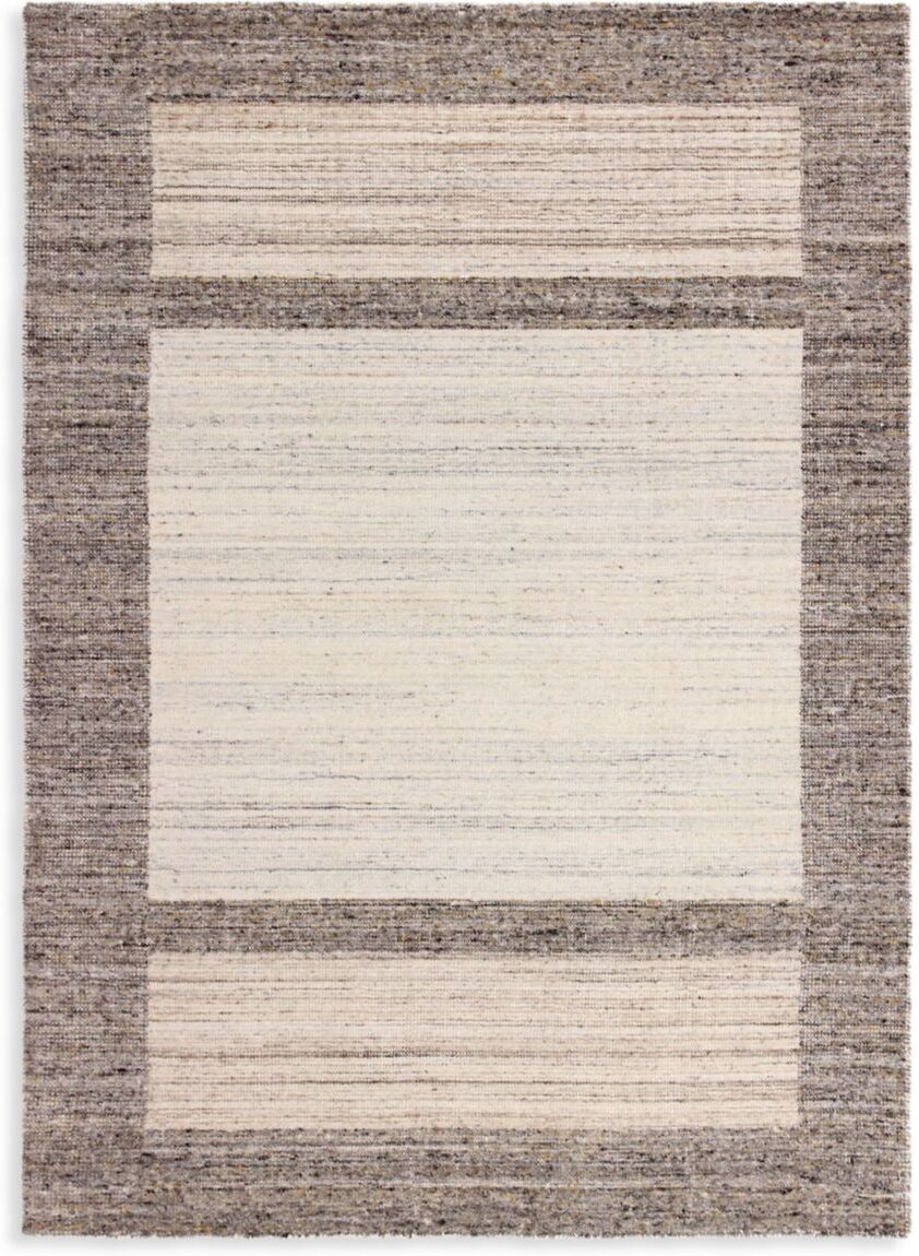 Bashian Rugs Savannah Leyton Wool Area Rug - Beige - Size 5' X 7'6"  - unisex - Size: 5' X 7'6"