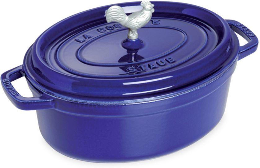 Staub 5.75-Quart Coq Au Vin Cocotte - Dark Blue  - unisex