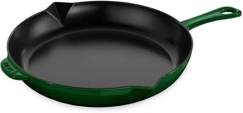 Staub 12 Inch Cast Iron Fry Pan - Green  - unisex - Size: one-size