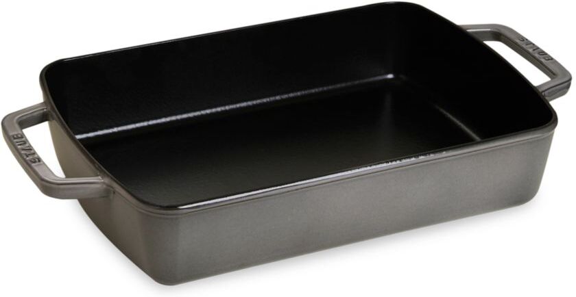 Staub 12 Inch Cast Iron Roasting Pan - Grey  - unisex - Size: one-size