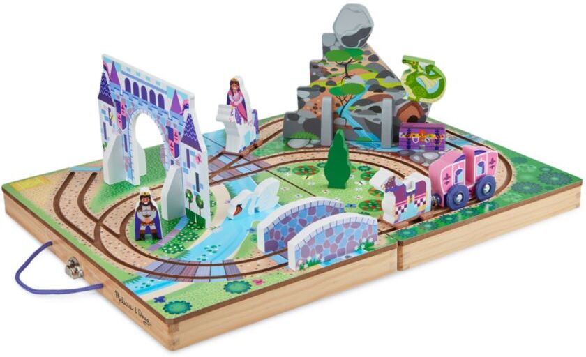 Melissa & Doug Take-Along Kingdom Portable Play Surface  - female