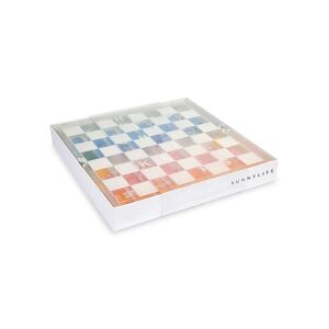 Sunnylife Lucite Chess & Checkers Set  neutral  unisex  size:one-size