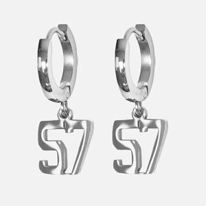 Sleefs 57 Number Earring - Stainless Steel