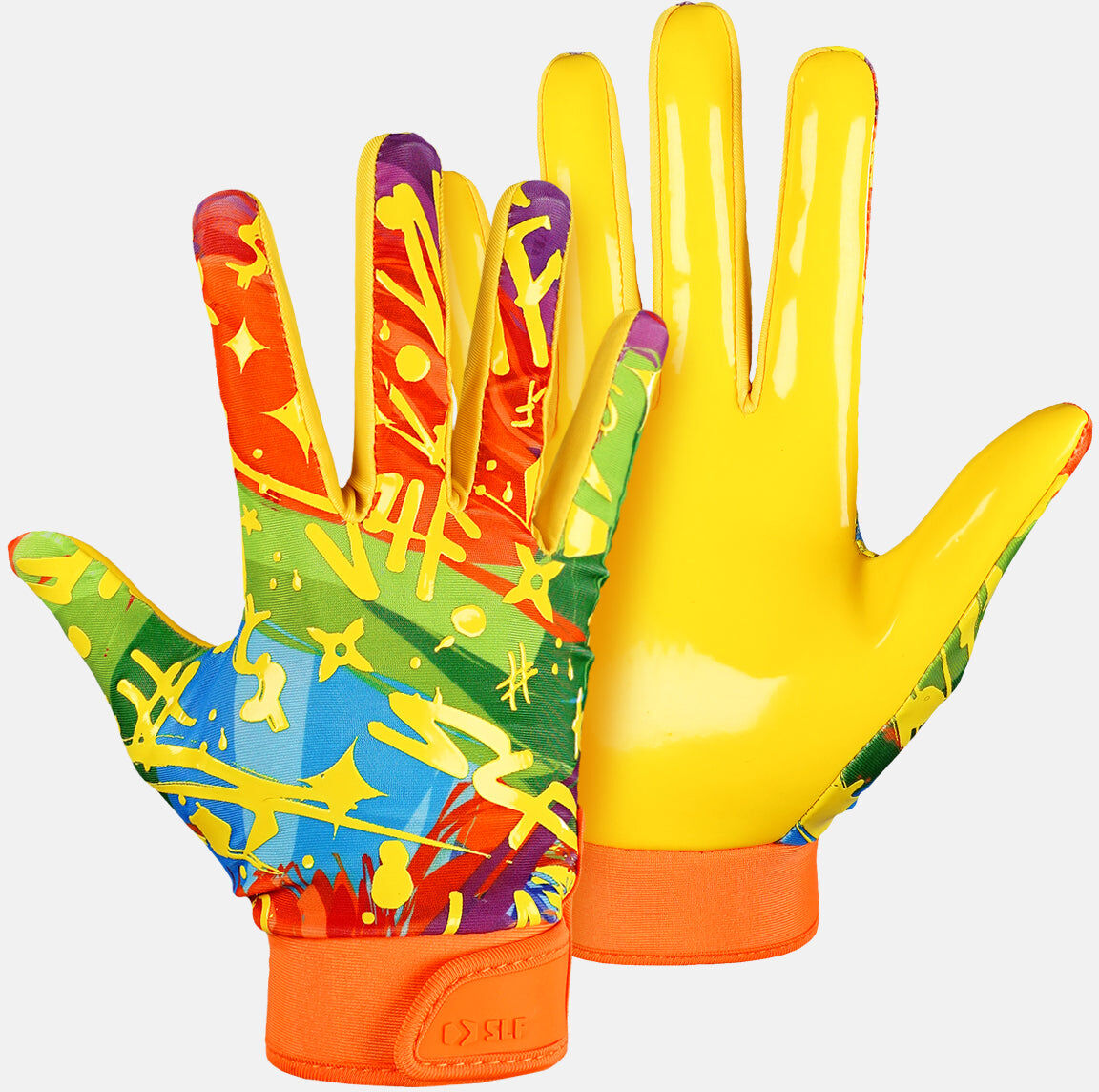 Sleefs SLF Milan Colorful Sticky Football Receiver Gloves