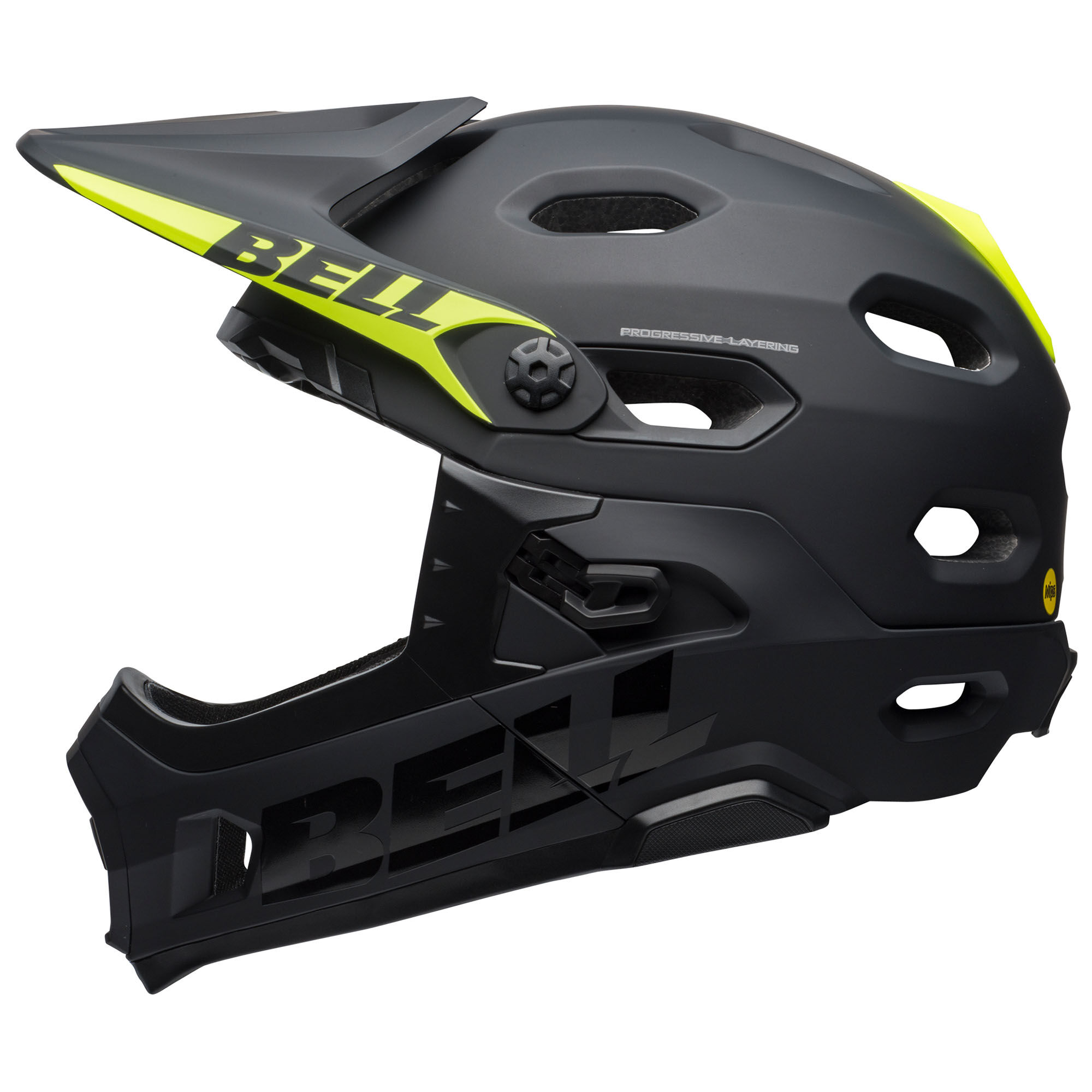 Bell Men's Super DH MIPS Mountain Bike Helmet  - Black Camo - Size: Large