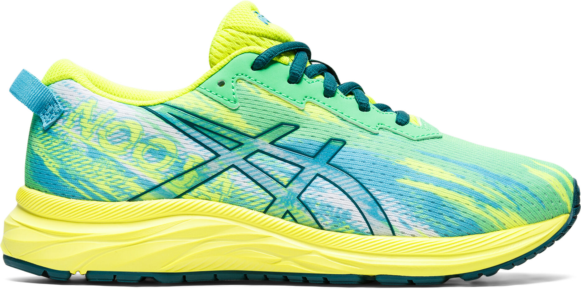 Asics Kids' GEL-NOOSA TRI 13 Grade School Running Shoes  - New Leaf/Velvet Pine - Size: 7