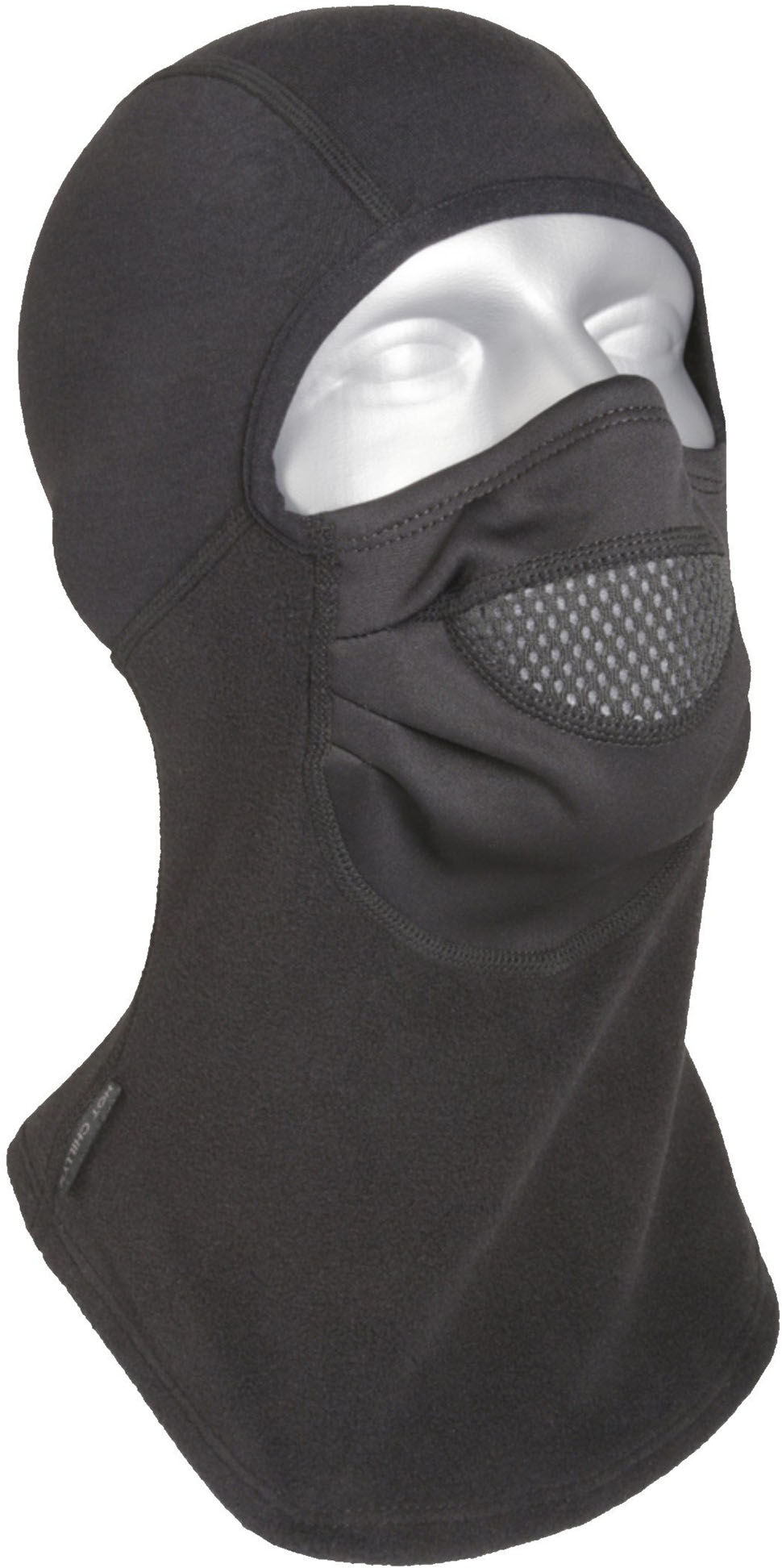 Hot Chillys Kids' MTF4000 and La Montaa Balaclava with Chil-Block Face Mask  - Black - Size: Large