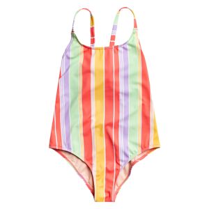 ROXY Girls' Ocean Treasure One-Piece Swimsuit  - Sunkissed Coral Salt - Size: 12