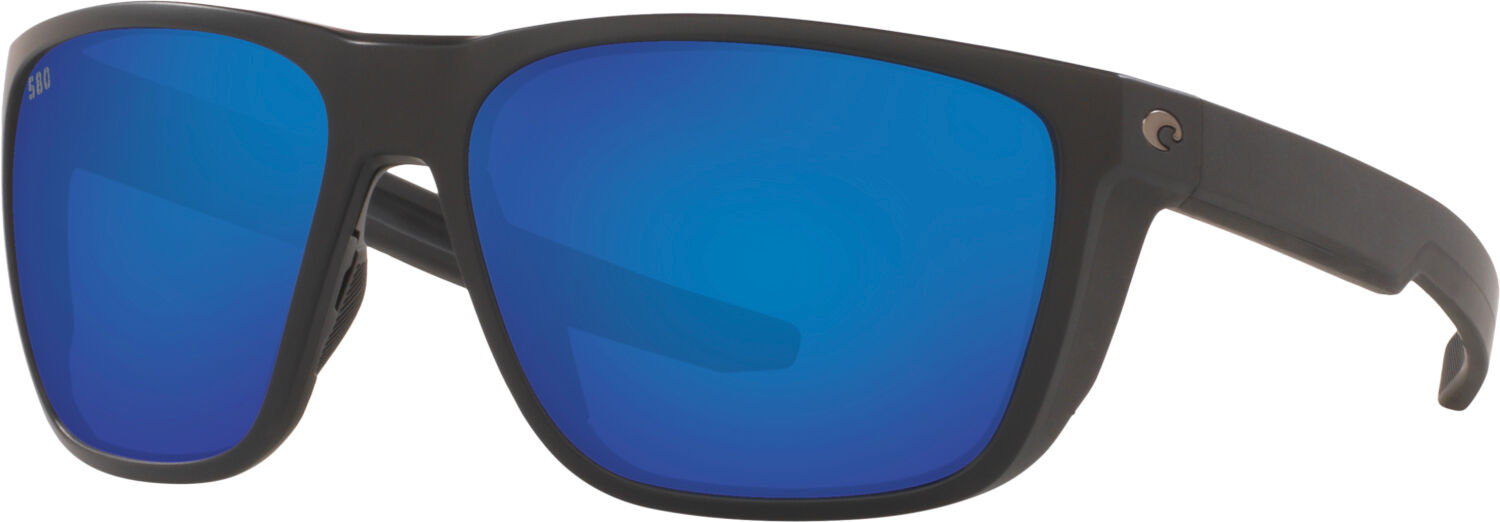 Costa Ferg Sunglasses - Matte Black/Blue MIrror