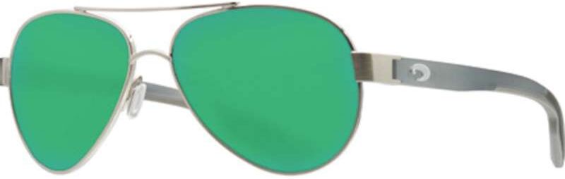 Costa Loreto Ocearch Sunglasses - Brushed Silver/Green Mirror