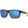 Costa Slack Tide Sunglasses - Shiny Black/Blue Mirror 580G