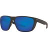 Costa Ferg Sunglasses - Matte Black/Blue MIrror