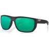 Costa Santiago Sunglassess - Net Black Frame/Green Mirror Lens