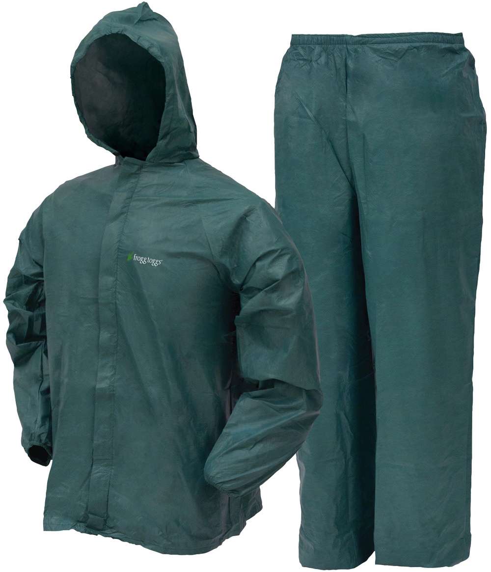 Frogg Toggs Men's Ultra-Lite Rain Suit - Green - Large