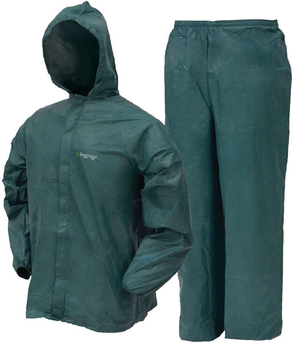 Frogg Toggs Men's Ultra-Lite Rain Suit - Green - Small