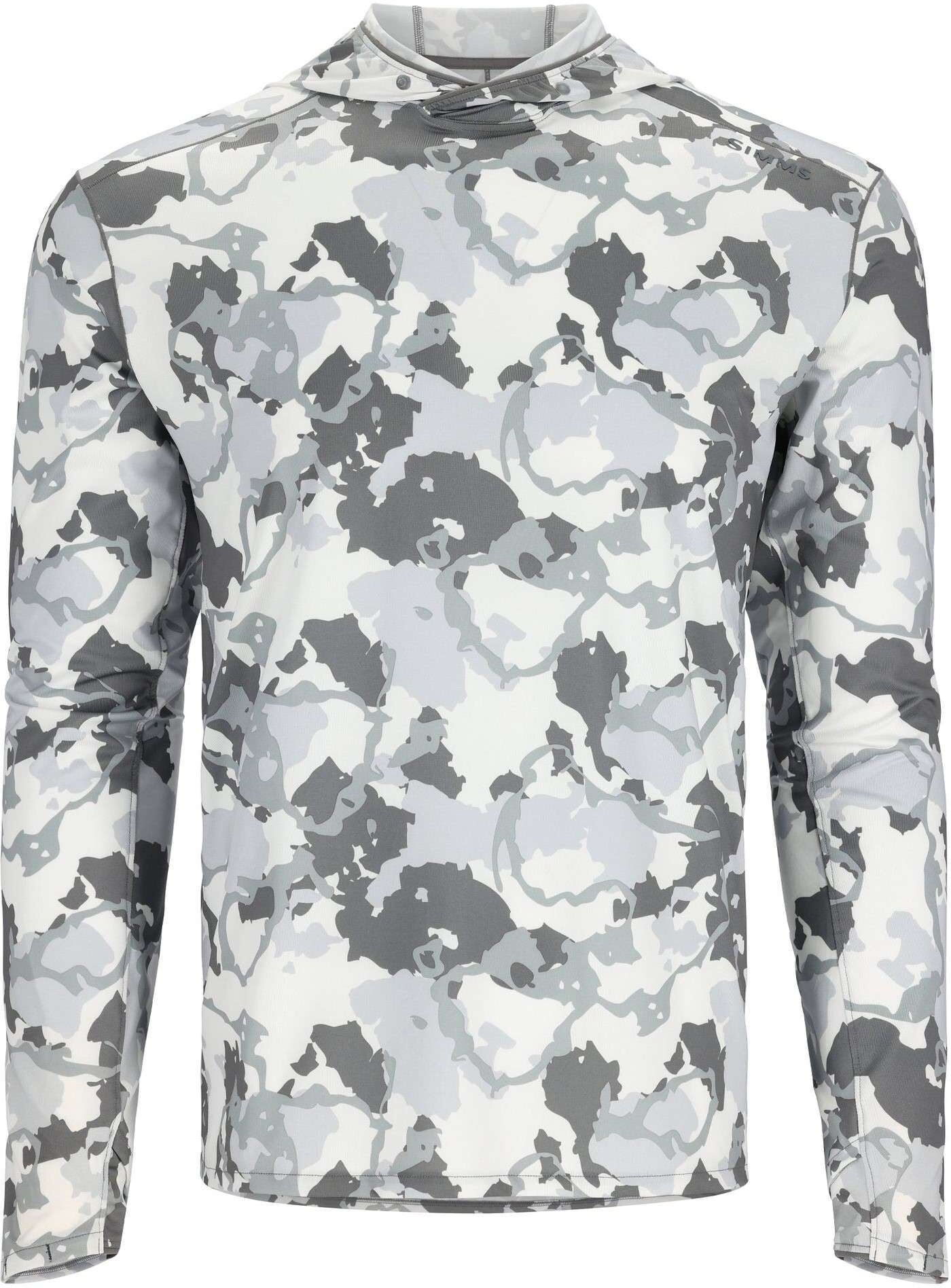 Simms Men's SolarFlex Hoody - Regiment Camo Cinder - Medium