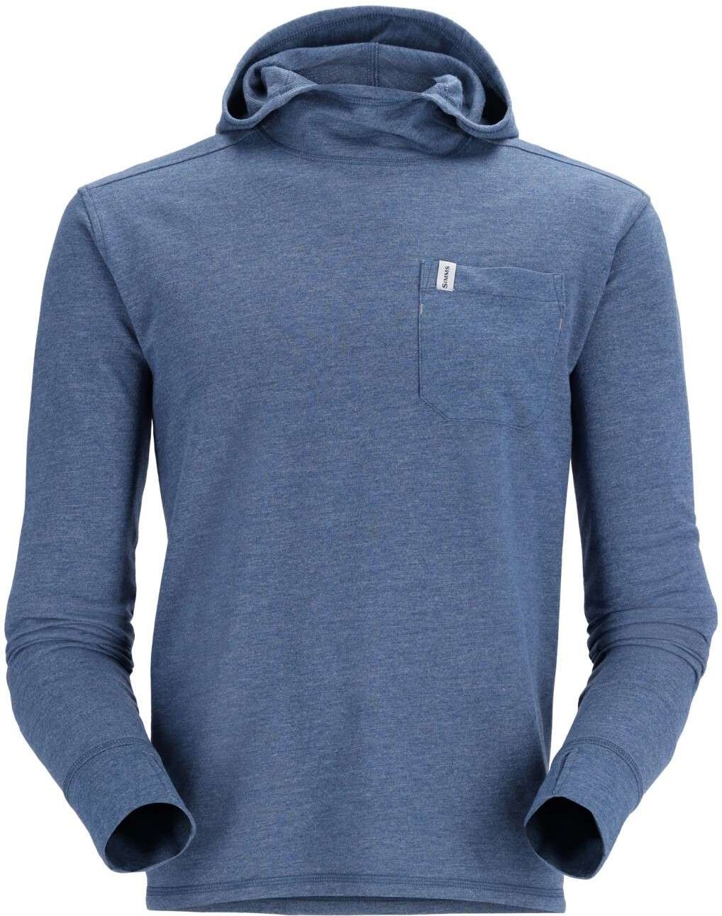 Simms Men's Henry's Fork Hoody - Navy Heather - Small