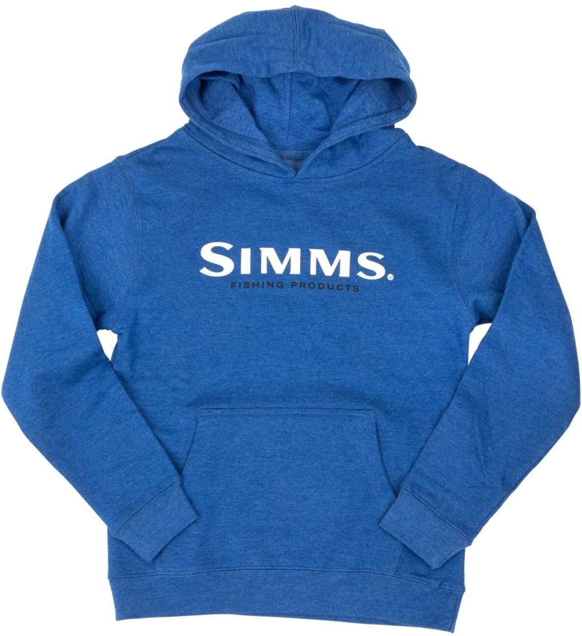 Simms Kid's Logo Hoody - Royal - Large