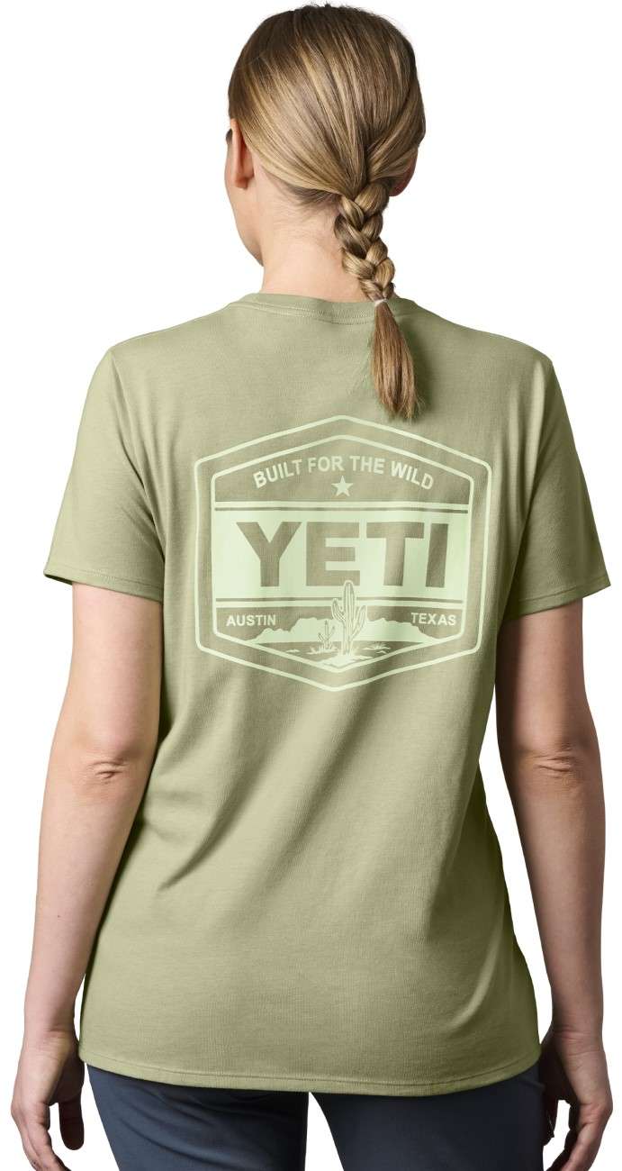 Yeti Women's Built for the Wild T-Shirt - Castor - Medium