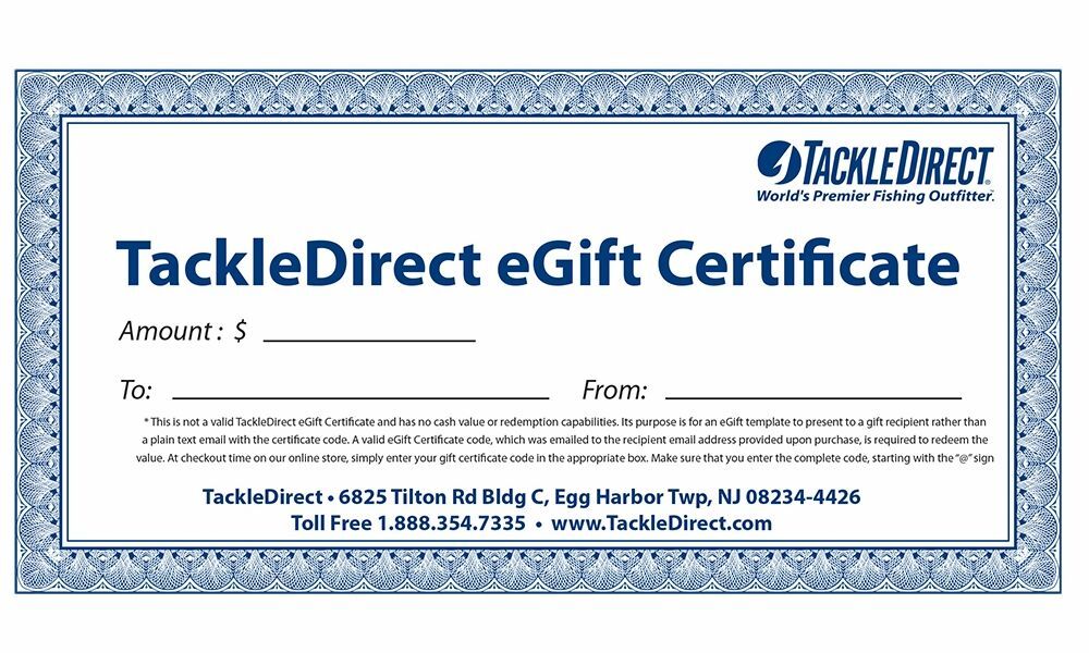 TackleDirect - $20 eGift Certificate - Online Use Only