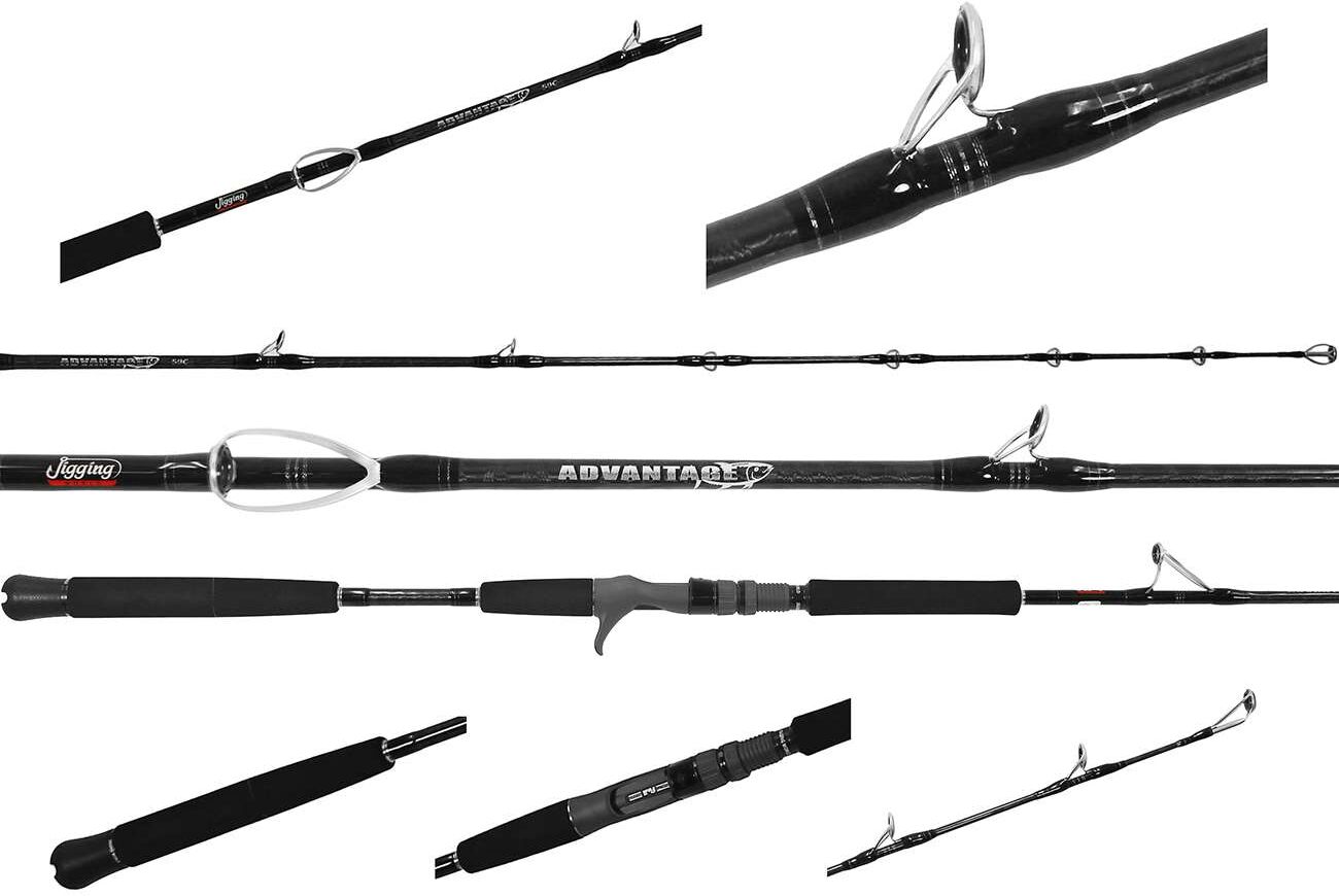 Jigging World Ghost Hunter Advantage Jigging Casting Rod - JW-GHADV-250C