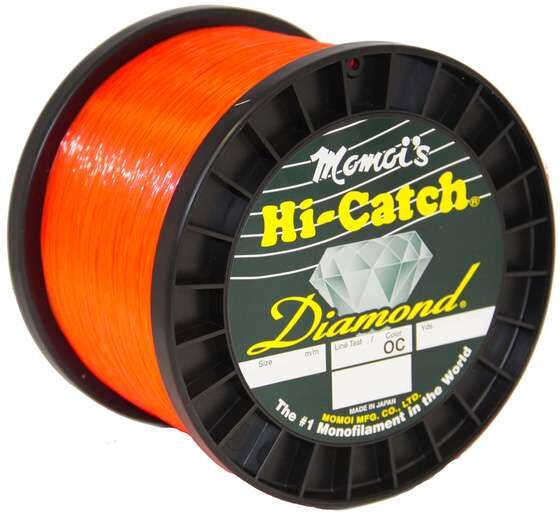 Momoi Diamond Monofilament - Orange Crush - 2750yd Spool - 100lb