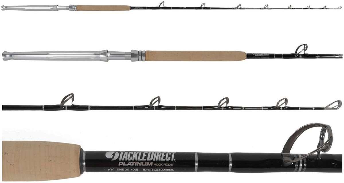 TackleDirect TDPSTSC661630SIC Platinum Hook Tournament Billfish & Sailfish Rod