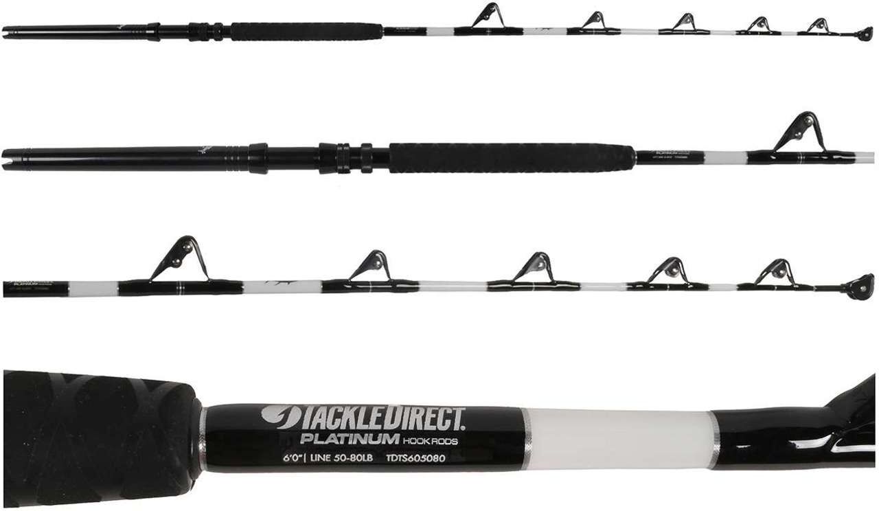 TackleDirect Platinum Hook Tuna Stick Standup Rod - TDTS605080