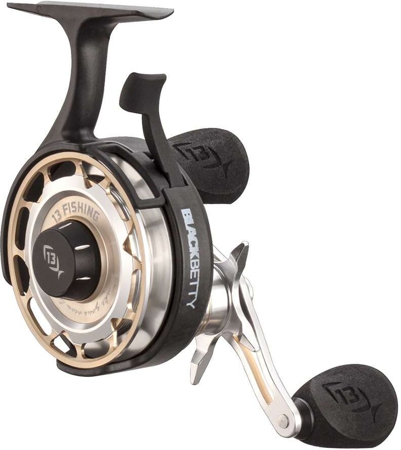 13 Fishing Black Betty FreeFall Carbon Ice Reel - BBCFFW2.5-LH